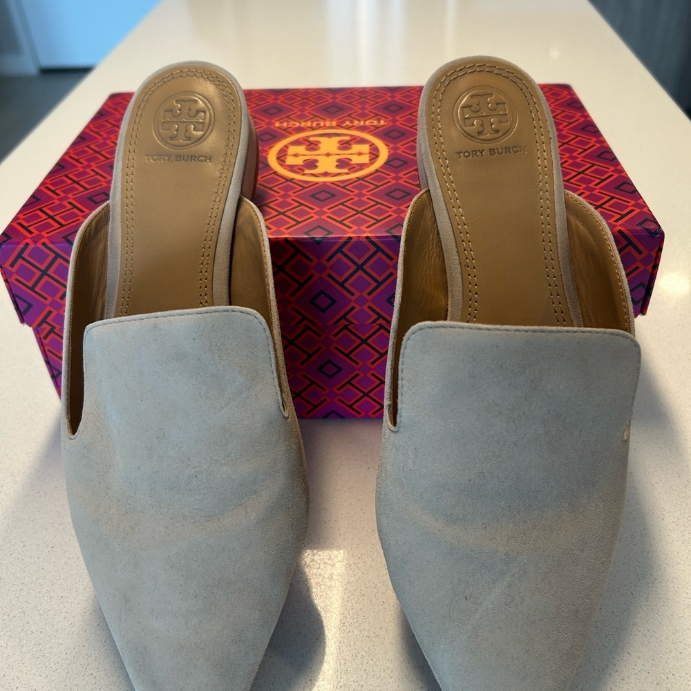 Tory Burch Cream Women's Mules - Picture 2 of 4